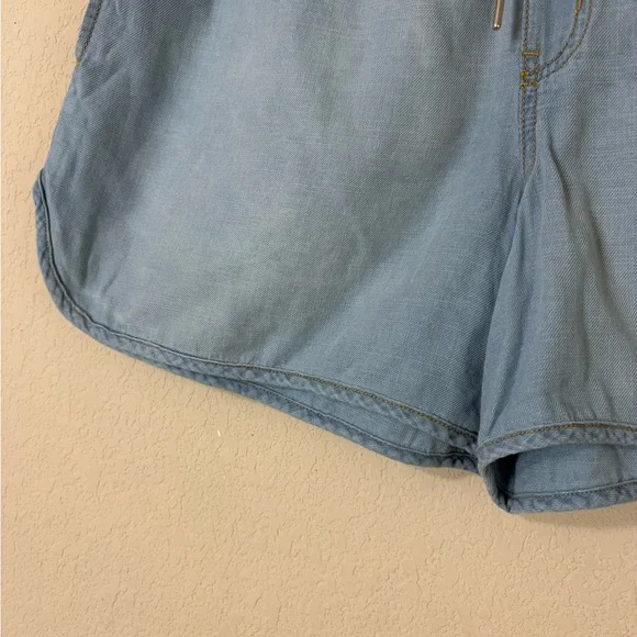 Urban Outfitters BDG Adriane Light Blue Relaxed Drawstring Shorts Size Large NWT - Picture 5 of 16